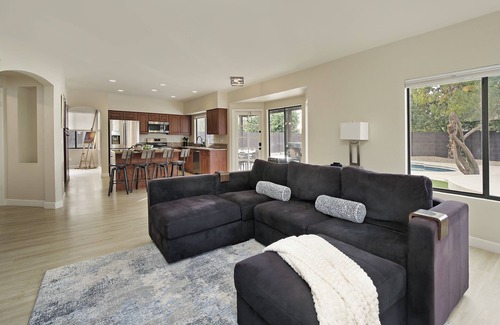 Diamond Point House | Spacious 4-bedroom house in charming Scottsdale neighborhood w/home gym & pool