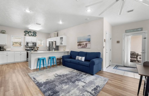 Bel Air House | Spacious Beachside Townhouse with Lagoon access, 2 car garage, and a pool!l