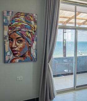 Uroa Apartment | Spacious Beachfront Condo -AC - WIFI, Uroa Escape Zanzibar