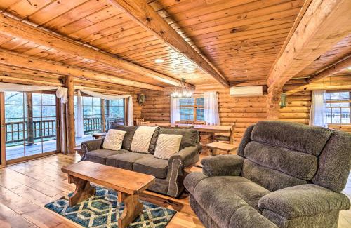 Middle Grove House | Spacious Cabin with Decks Near Saratoga Springs