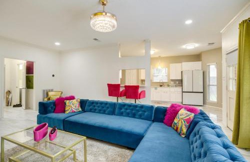 Barker House | Spacious Houston Home with Patio, Grill and Fireplace!