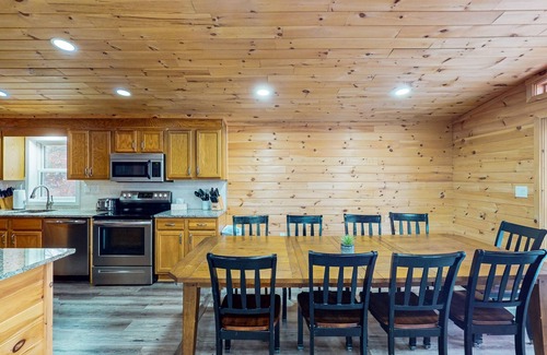 White Haven House | Spacious lakefront home w/private hot tub, pool table, patio, fire pit & grill