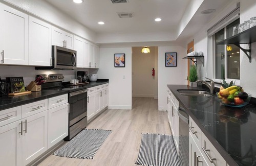 Desert Park Estates House | Spacious Mid-Century Style Oasis with Casita