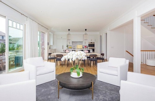 Southampton House | Spacious Southampton estate with pool, hot tub, fire pit, and seamless.