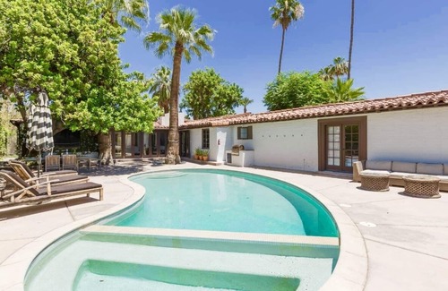 The Mesa Villa | Spacious Spanish Charmer with Private Pool + Tennis Court