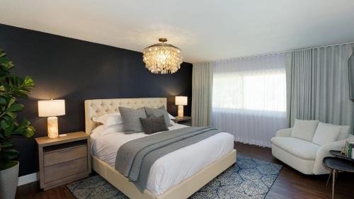 Mission Viejo House | Spanish-Inspired Mission Viejo Home with Courtyard Firepit Backyard Dining Casa Cordero by AvantStay