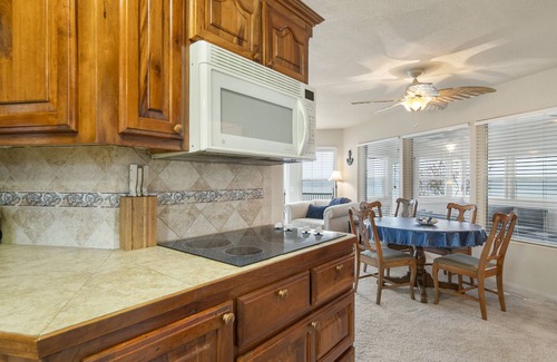 Pryor House | Spectacular lake view with a huge deck and a Hot Tub.