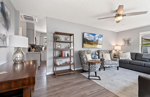 Martinez Park House | Spirit of the Rockies - Private Backyard & Hot Tub