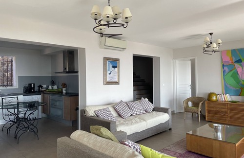 Espero-Pax House | SPLENDID VILLA SEA VIEW, SWIMMING POOL, NEAR CANNES, THEOULE 15 Min SEA ON FOOT