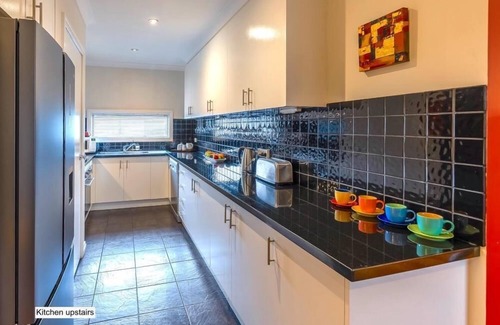 Brunswick House | StayCentral - Tranquil Spacious Townhouse - Glenlyon Road, Brunswick - 3 Bedrooms, 3 Beds, 2 Bathrooms, Off street shared parking spot generally available and parking on street.