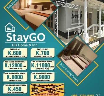 Lusaka Hostel | STAYGO HOTELS Ltd