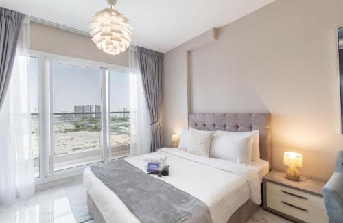 Dubai Apartment | StayShort - Dubai South Studio for 2 with Swimming Pool
