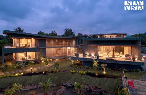 Alibaug Villa | StayVista at Sol & Sands with Mountain View and Pool