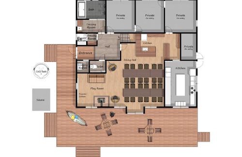 Hara Hotel | Stella八ヶ岳原村-星空,サウナ,BBQ,大型スクリーンを楽しめる八ヶ岳の貸切宿