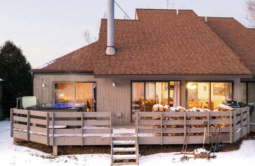 Windham House | Steps away from the magic carpet that brings you right to the lodge!