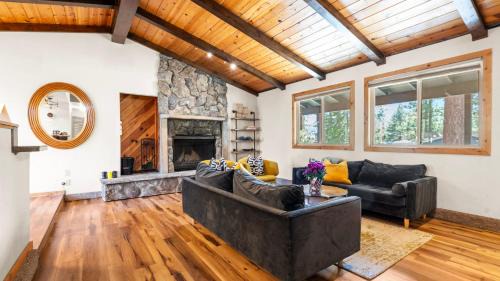 Mountain View Estates House | Steps to Trails Minutes to Heavenly Fireplace Deck BBQ Bluewood Cabin by AvantStay