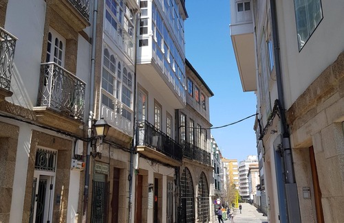 La Coruna Old Town House | Stone house and gallery in the center of Coruña