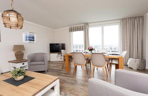 Binz Apartment | strandnahe FeWo mit Meerblick, Dachterrasse und 2 Schlafzimmern,Residenz Bel Vital - Kategorie F