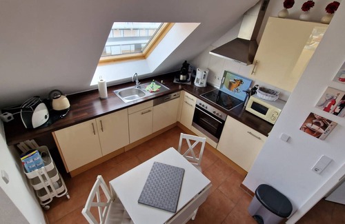 Grossenbrode Apartment | Strandperle 16 - Cozy penthouse with roof terrace and elevator