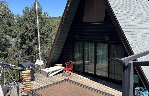 Strawberry Cabin | Strawberry Abbey. An A-frame in Strawberry, Arizona With a True Cabin Feel