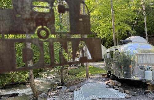 Cosby House | Streamside Shinytiny Airstream In The Smokies