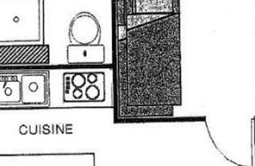 Plan Peisey Apartment | Studio Peisey-Nancroix-Plan Peisey, studio flat, 4 persons
