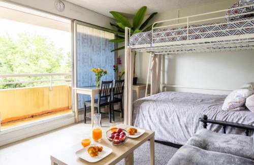 Saint-Paul-les-Dax Apartment | Studio - 2 lits doubles - parking