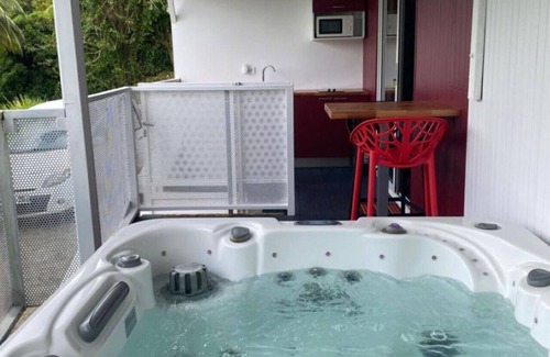Le Francois Apartment | Studio Ajoupa Avec spa à Louer Pour 2 Personnes au François MQ