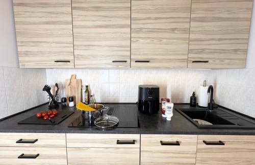 Kleinwelka Apartment | Studio Alte Mädchenschule, Sauna, 6 Personen, Hund, am Saurierpark, Boxsprinbetten, gratis Kaffee und Tee, Minibar