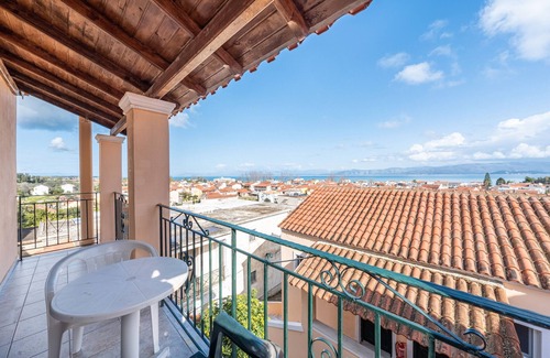 Kavos House | Studio Apartment 'Kavos Panorama 112' with Sea View, Wi-Fi