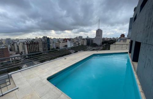 Buenos Aires Central Business District Apartment | Studio Apartment on 13th Floor with balcony terrace
