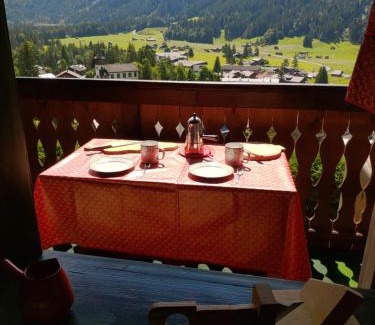 Ormont-Dessus Apartment | Studio avec vue splendide sur les Diablerets