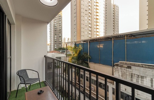 Sao Paulo Apartment | Studio c Academia e Piscina a 3 min do Allianz