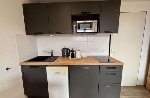Bergers Apartment | Studio cabine confortable, 30m², 5 pers, piscine, balcon, proche pistes, commerces - Alpe d'Huez - FR-1-405-361