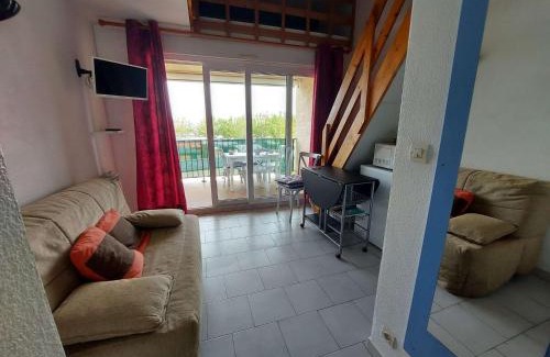 Marseillan Apartment | Studio Cabine Mezzanine, 6 Pers, Terrasse Sud, Près Quai, Parking Privé - FR-1-326-755