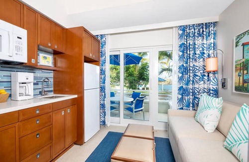 Flag Hill Condo | Studio Condo, Sleeps 4, Mini Kitchen, at Limetree Beach Resort in Saint Thomas!