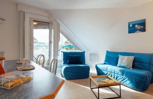 Carnac Apartment | Studio cosy à Carnac, proche plages, avec balcon, parking, et équipements modernes pour 3 personnes - FR-1-477-45