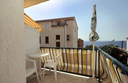 Tice Apartment | Studio flat with balcony and sea view Nemira, Omiš (AS-4652-b)