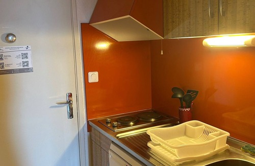 Besse-et-Saint-Anastaise Apartment | Studio cabin on the slopes, perfect for skiing and biking