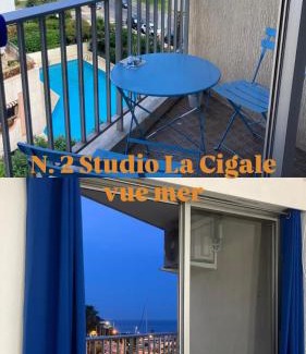 Menton Apartment | Studio La Cigale bord de mer