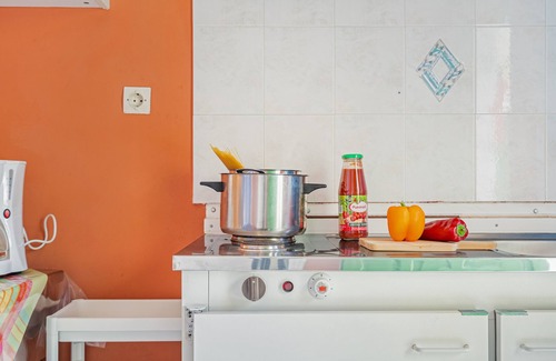 Vathy Apartment | Studio 'Veronis 2' with Sea View, Shared Pool & Wi-Fi