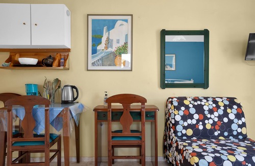 Vathy Apartment | Studio 'Veronis 5' with Sea View, Shared Pool & Wi-Fi