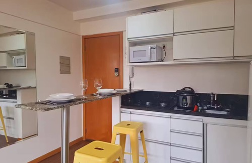Asa Norte Apartment | Studio W3 North, elevator, center of Plano Piloto