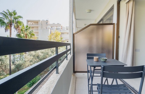 Potamos tis Germasogeias Apartment | Studio with balcony and garden view