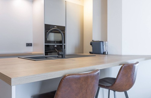 Middelkerke Apartment | Studio with sea and casino views.