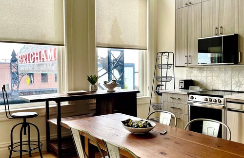 Brigham City Apartment | Stunning new loft in historic Union Block. Brand new, walk to everything.