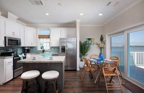 Cudjoe Key House | Stunning Ocean Views! 2BR Waterfront Home w/Dock in Gated Keys Community