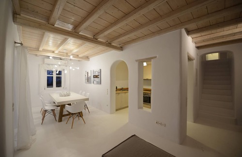 Agios Ioannis Villa | Stunning Ornos Villas | 3 Bedrooms | Villa Pearl | Beautiful Pool Area |.