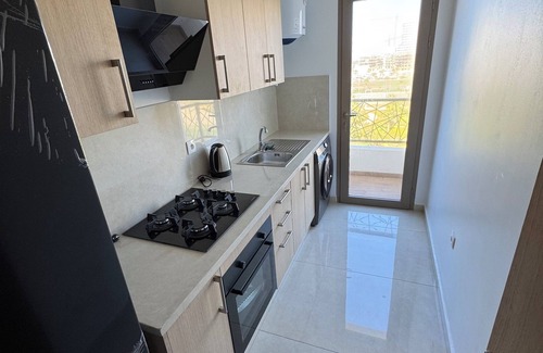 Ain Harrouda Apartment | Stunning Park & Beach View - Peaceful Retreat Steps Away