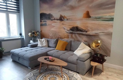 West Pomeranian Voivodeship Condo | Stunning, remodeled condo in historic building along Odra River!